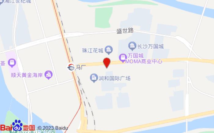 丽枫酒店(长沙福元西路万科城店)位置图