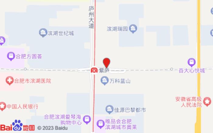 格林东方酒店(合肥紫云路店)位置图