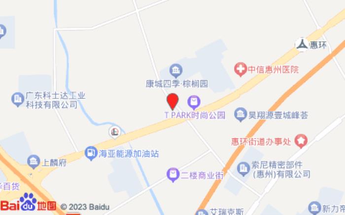 宜必思·尚品酒店(仲恺时尚公园店)位置图