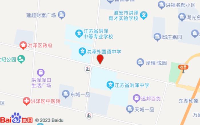 亚朵酒店(洪泽湖大道店)位置图