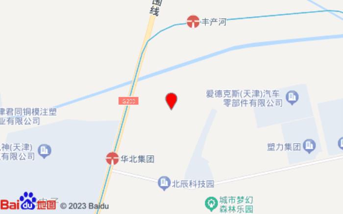 枫叶快捷酒店(天津华北集团地铁站店)位置图