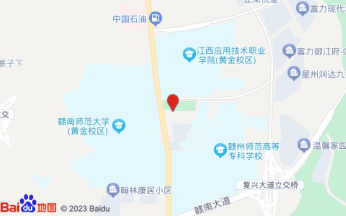 城市便捷酒店(赣州大学城店)位置图