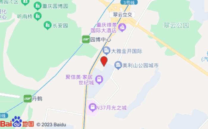 星程酒店(园博园地铁站店)位置图