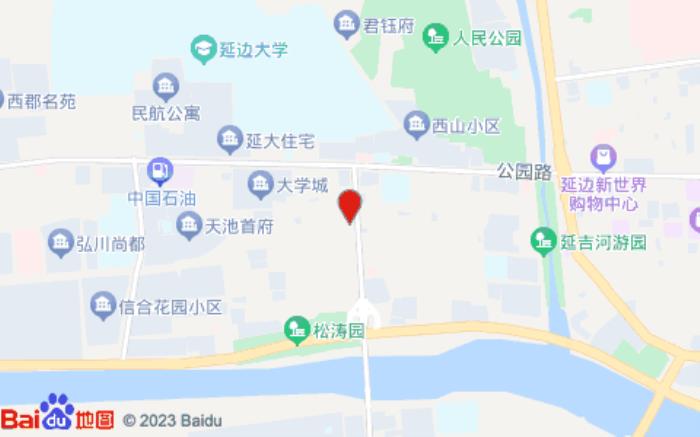 汉庭酒店(延吉延边大学店)位置图