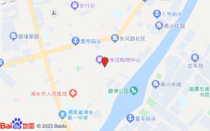 丽枫酒店(湘乡宾馆店)位置图