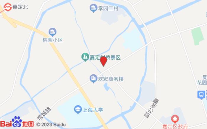 上海嘉定禧玥酒店位置图