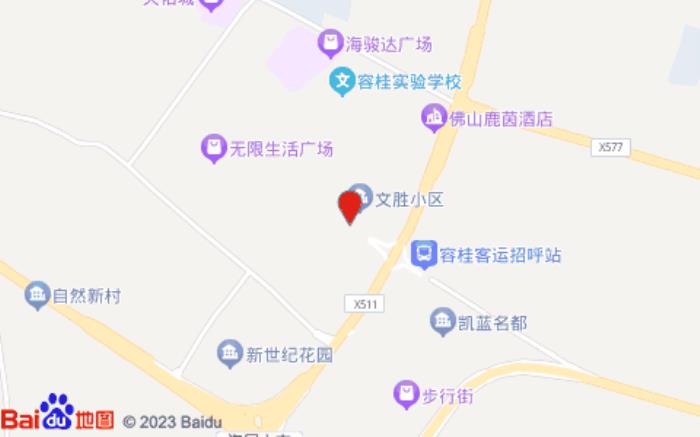 丽枫酒店(容桂客运站店)位置图