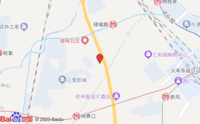 杭州火车东站西广场亚朵酒店位置图