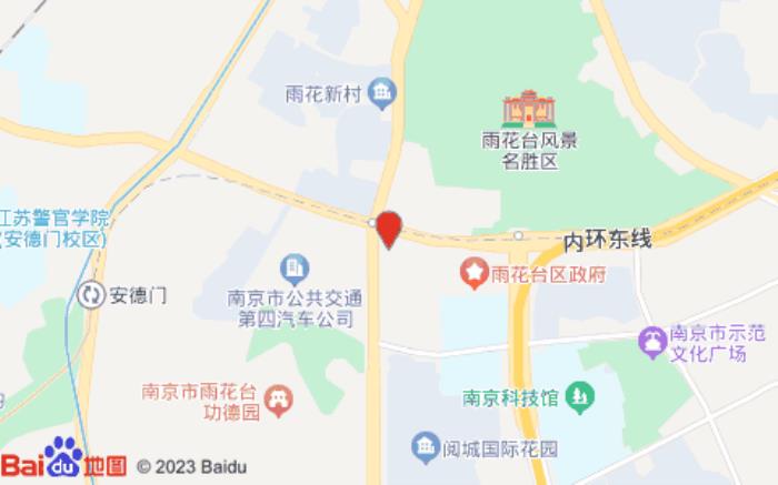 山水时尚酒店(南京南站店)位置图