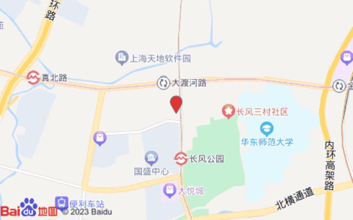 桔子酒店(上海大渡河路地铁站店)位置图