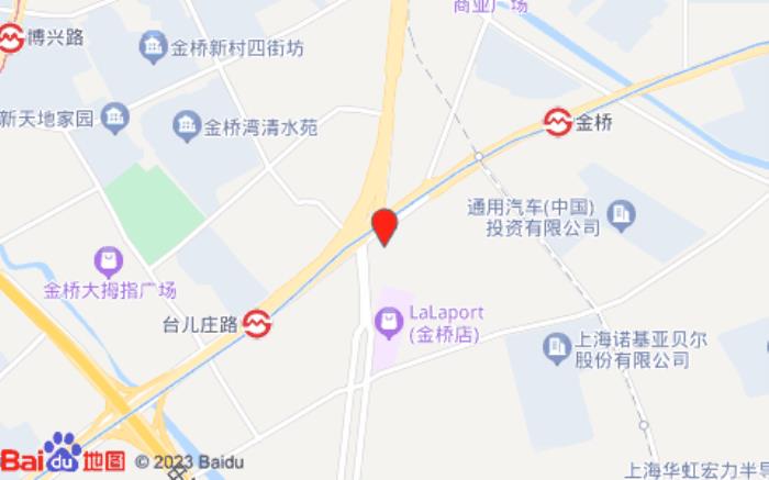 上海浦东金桥亚朵酒店位置图