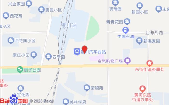 尚客优酒店(银川高铁站新华联广场店)位置图