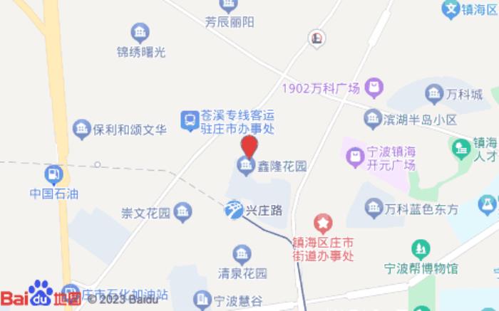 汉庭酒店(宁波庄市万科广场店)位置图